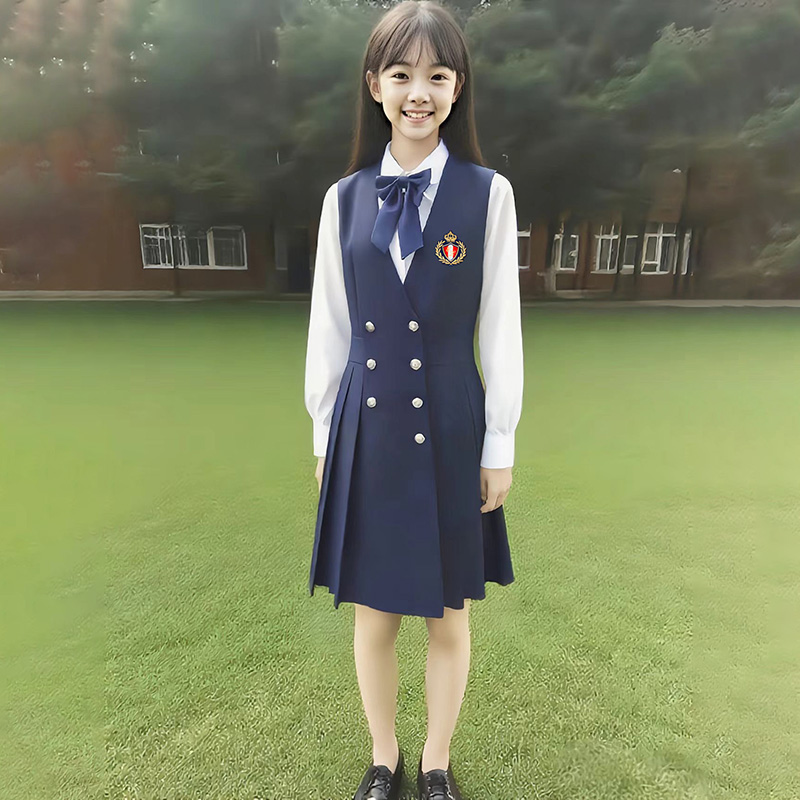 Customized Fashion British School Formal Suit Coat Uniform