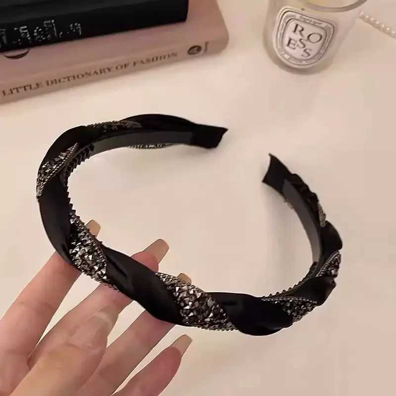 Retro Rhinestone Band High-End Exquisite Hair Accessories For Women Y250808