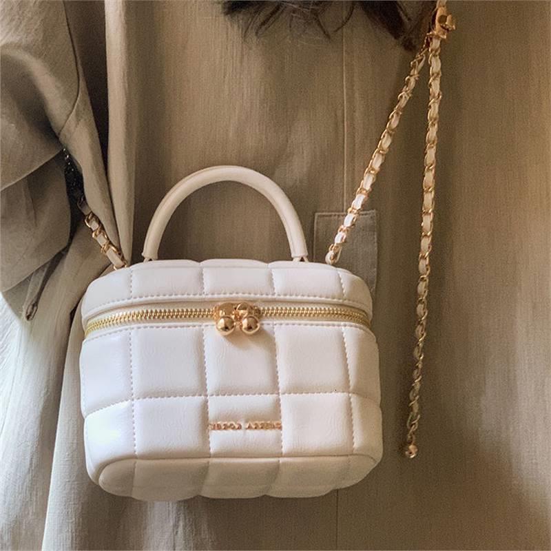 Luxury Brand Designer Bag Platinum Style Box Bag For Women 2025 New High-Quality Texture Chain Shoulder Crossbody Small Bag Fashionable Handbag