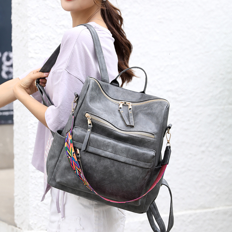 Designer Free Delivery To Your Door Bag Cross-border Bag Retro Backpack For Women Korean Version New Trendy Designer Bag Tote Bag Purse Leather Large 