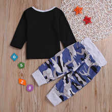 Pudcoco Autumn New Casual 2pcs Baby Boy Clothes Set Newborn Infant Boys Camouflage Top Long Pants Hat Outfits X241228