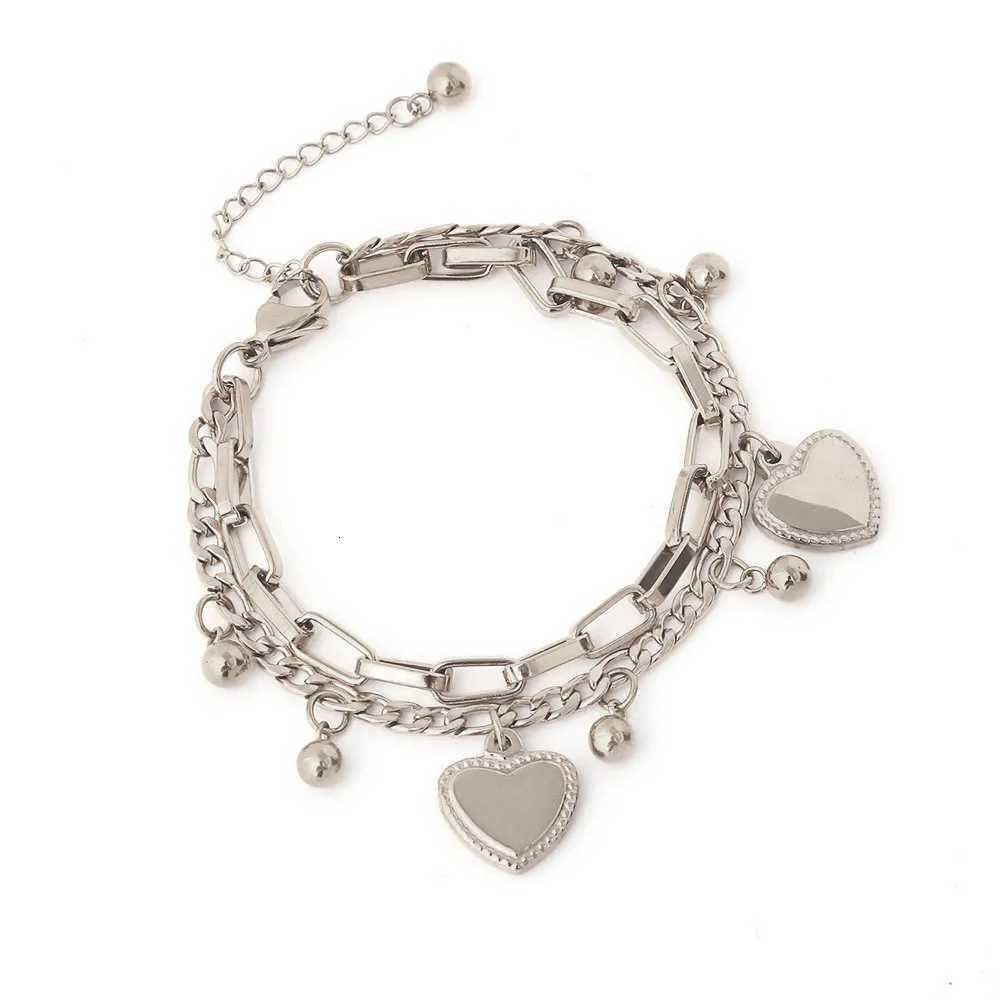 1PC Womens Fashion Trend Multi-layered Steel Ball Bean Love Bracelet Travel Date Banquet Party Festival Dressing Gifts-2061 Z250807