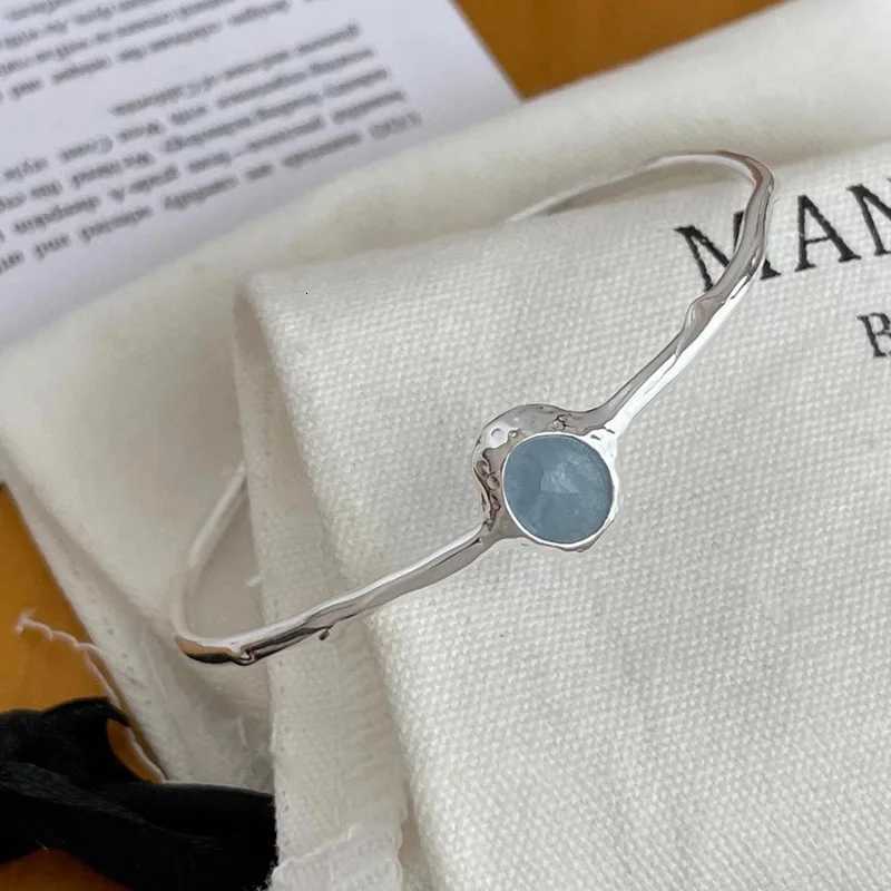 VENTFILLE 925 Sterling Silver Blue Crystal Bracelets for Women Trendy Irregular Branch Versatile Jewelry Party Gift Wholesale Z250807
