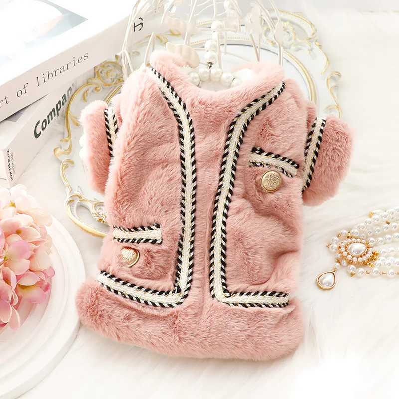 Luxury Dog Clothes Autumn Winter Thick Cat Princess Cotton Sweater Coat Cat Pomeranian Schnauzer Puppy Costume Yorkshire Pugs Z250808