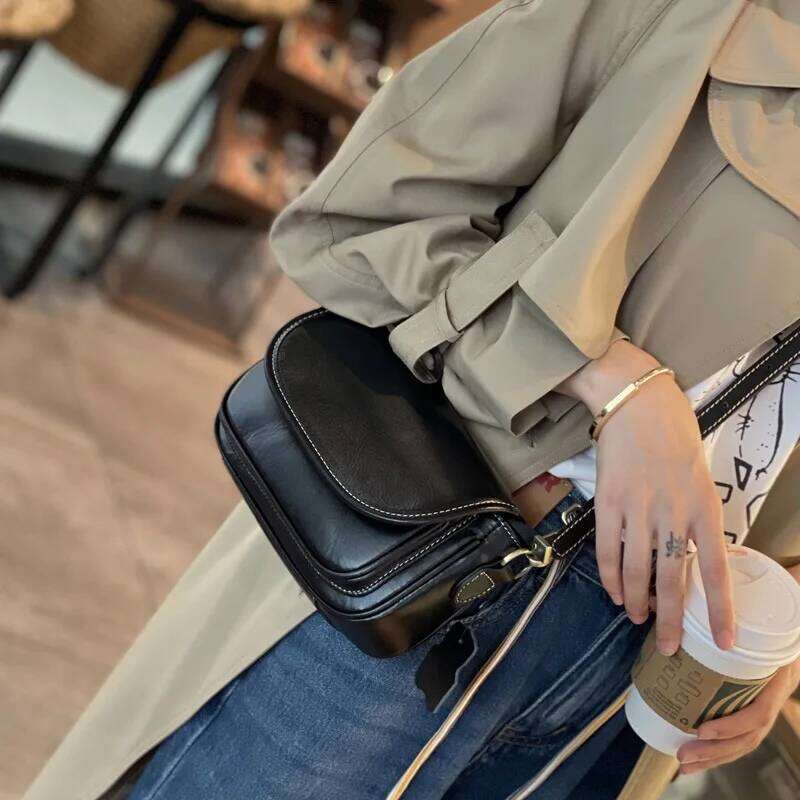 Women's Cow Cross-Body Ladies High Quality Phone Bag Versatile Genuine Leather Shoulder Purse Casual Handbags 20250805