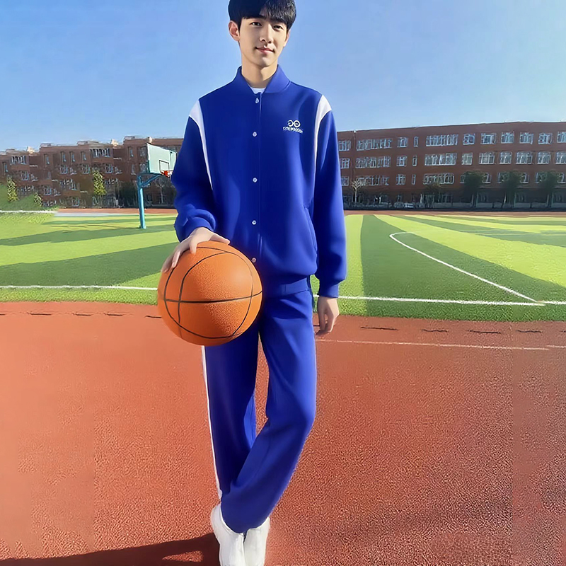 Customized high-quality embroidered badges, campus British style school uniform, fashionable and comfortable school uniform