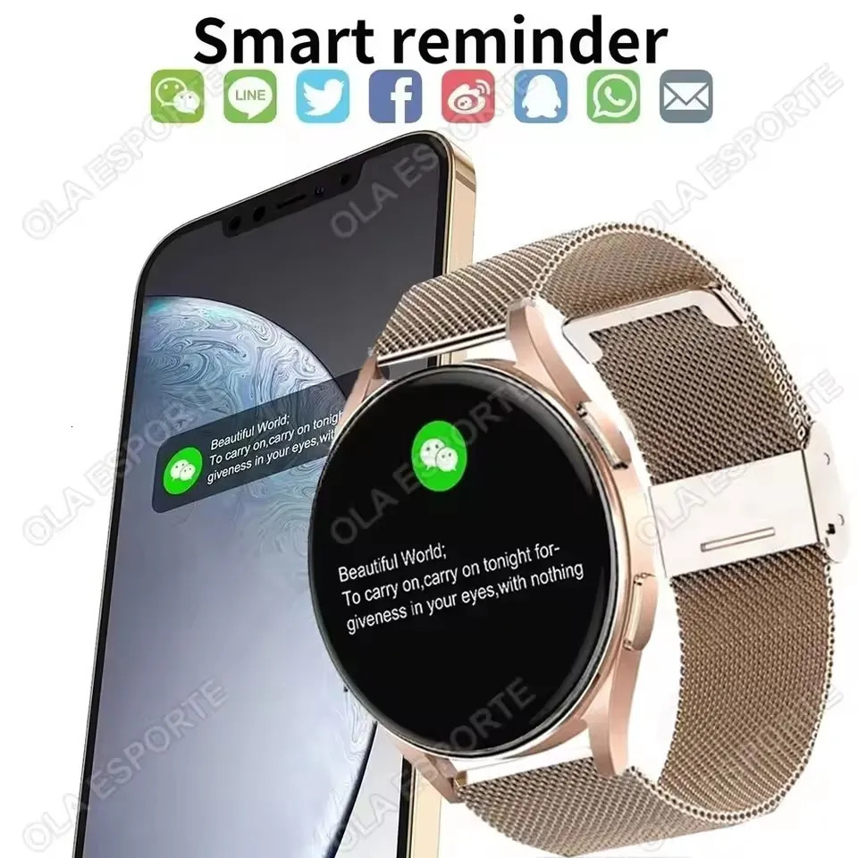 Women SmartWatch Bluetooth Call Lady Watches Sport Waterproof Heart Rate Sleep Smart Watch for Present Gift 250808