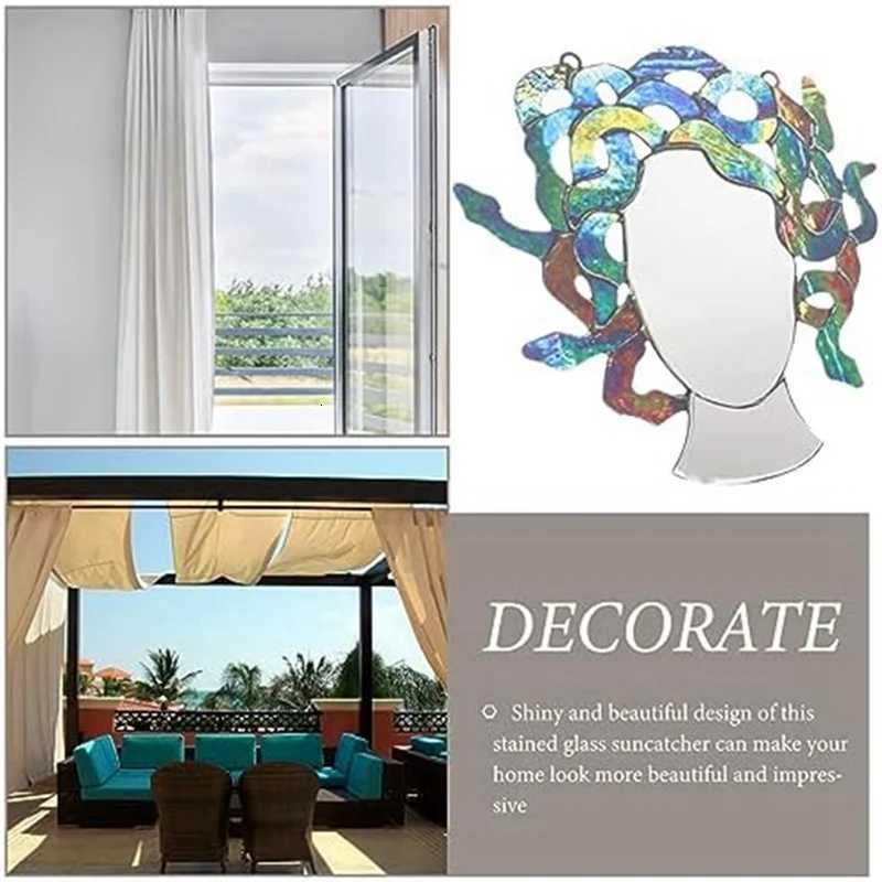 13 Decoration Mirror Mirror Pendant Hanging Mirror Colorful Mirror (Colorful) Durable Easy Install Easy To Use Z250807