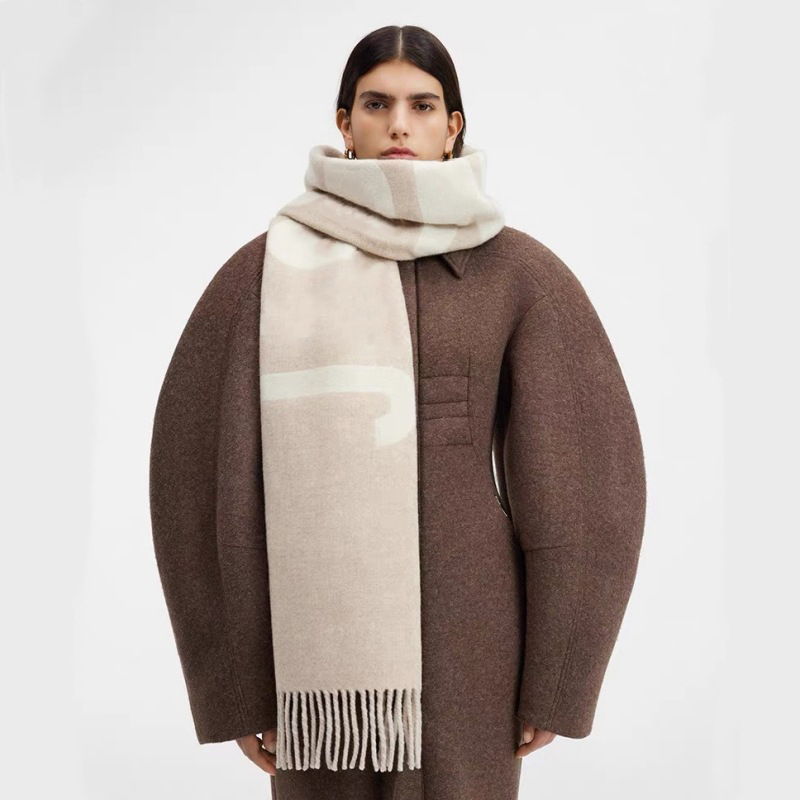 Top Quality Designer 100% Cashmere Scarves for Women's Men Long scarf Soft And Comfortable Double Sided Letter Tassel Shawl Unisex Scarf 35*180cm