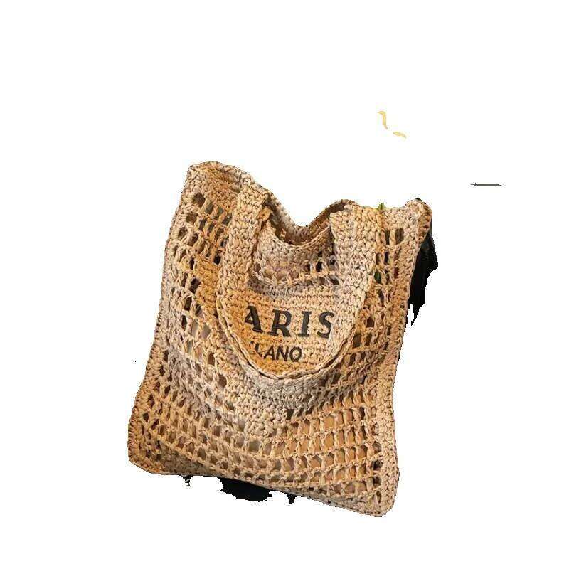 Designer bag Luxury bag Fashion Straw Women Summer Hollow Woven Shoulder Bag Large Capacity Letter Tote Handbag Holiday Beach Bags