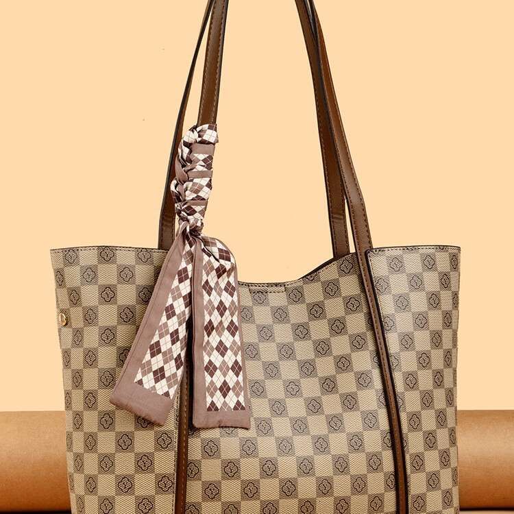 Designer Bag Luxury Bag Genuine PU Leather Shoulder Bag Large Capacity Women's Handbag Style Office Shoulder Autumn Winter Commuter Tote Fashion