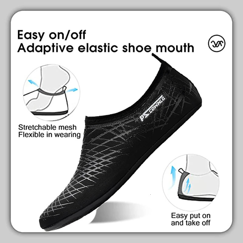 Water Shoes for Womens and Mens Summer Barefoot Shoes Quick Dry Aqua Socks for Beach Swim Yoga Exercise Aqua Shoes 250730