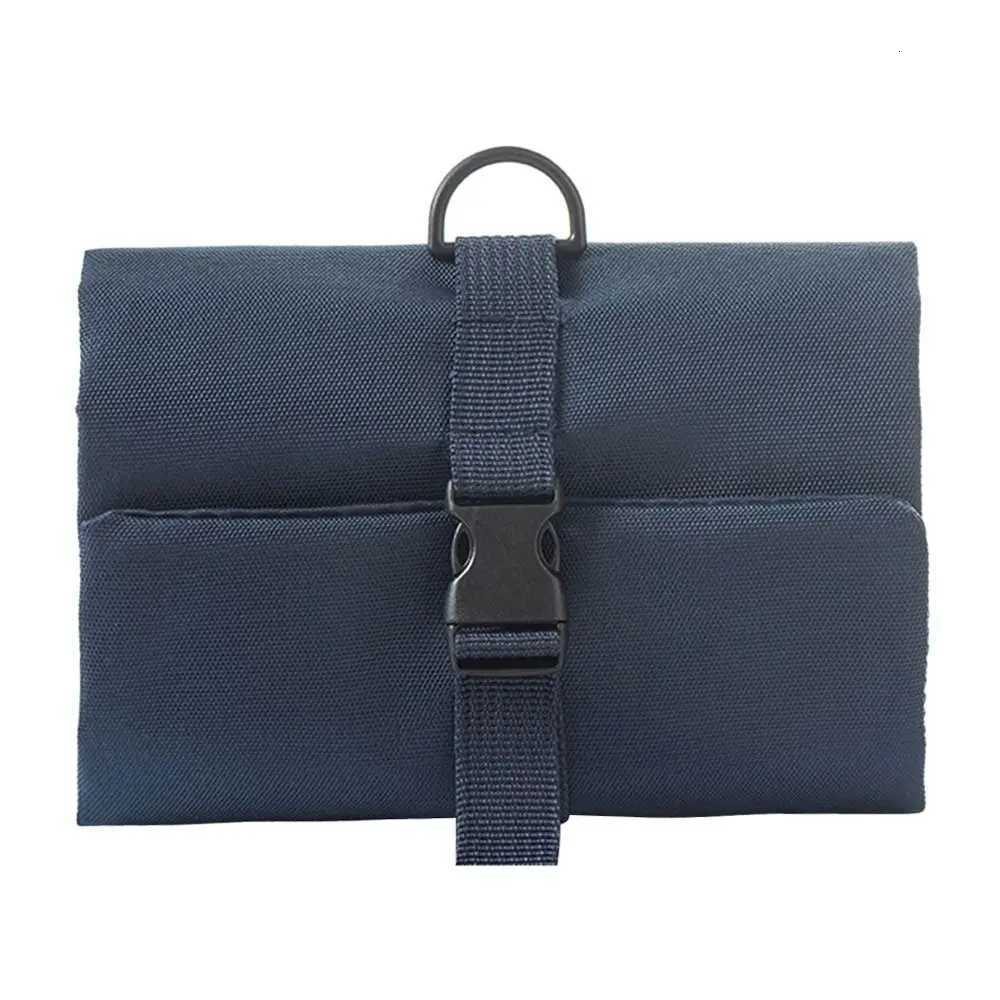 3-in-1 Foldable Toiletry Bag with Hook Multi-Functional Cosmetic Storage Bag Waterproof Detachable Hanging Organizer Travel Bag Y250808