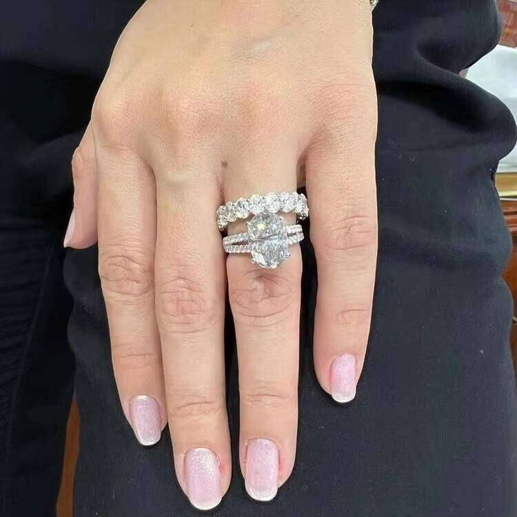 XINGGUANG Custom 1CT 1.5CT 2CT 2.5CT 3CT D VVS White Moissanite 9K 14K Solitaire Dia Engagement Wedding Gold Ring