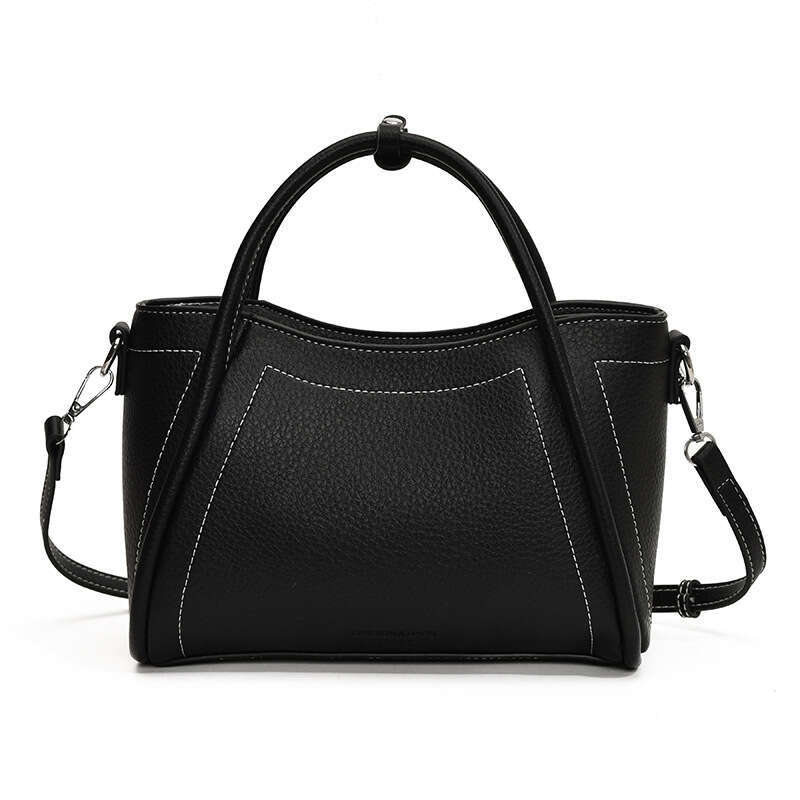 2025 New Large Capacity High-End PU Shoulder Handbag Niche Daily Commuter Soft Leather Wing Bag for Women