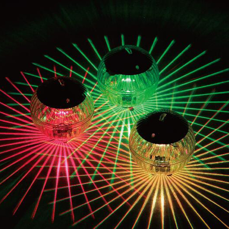 Solar Water Floating Magic Creative Ball Color Light Bathtub Pool Projection Lamp