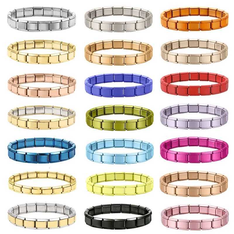 Italian Charm Bracelets DIY Basic Chain Stainless Steel Bangle Versatile Assembled Modules Ideal Gift 9mm Universal Dropshipping Z250808