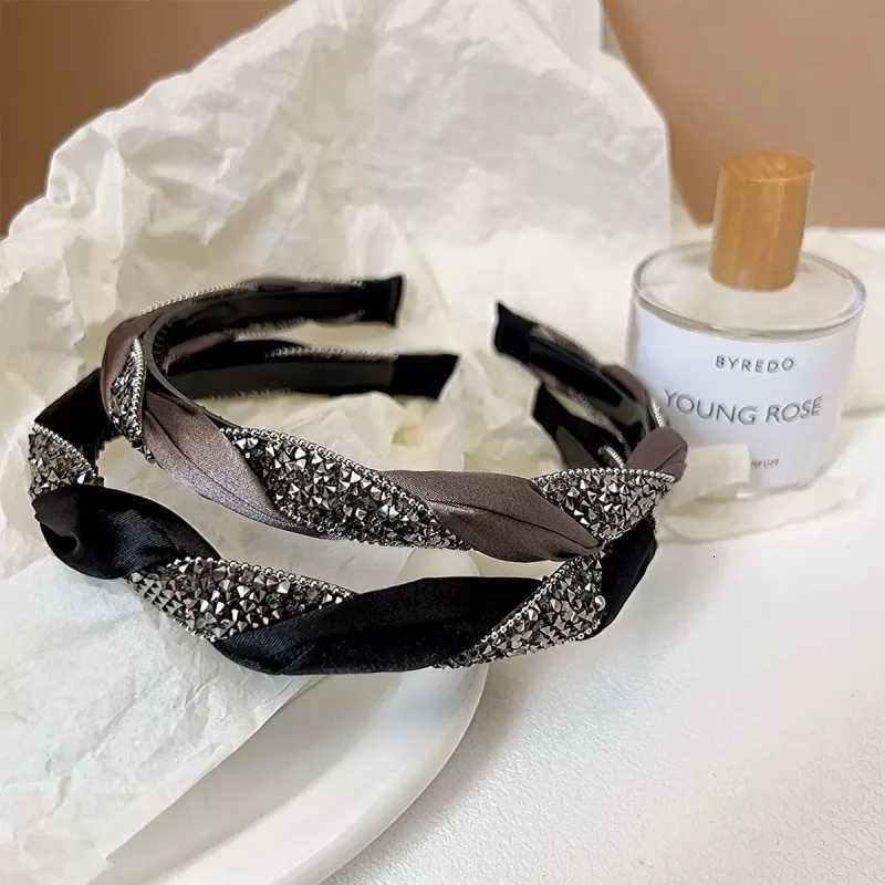 Retro Rhinestone Band High-End Exquisite Hair Accessories For Women Y250808