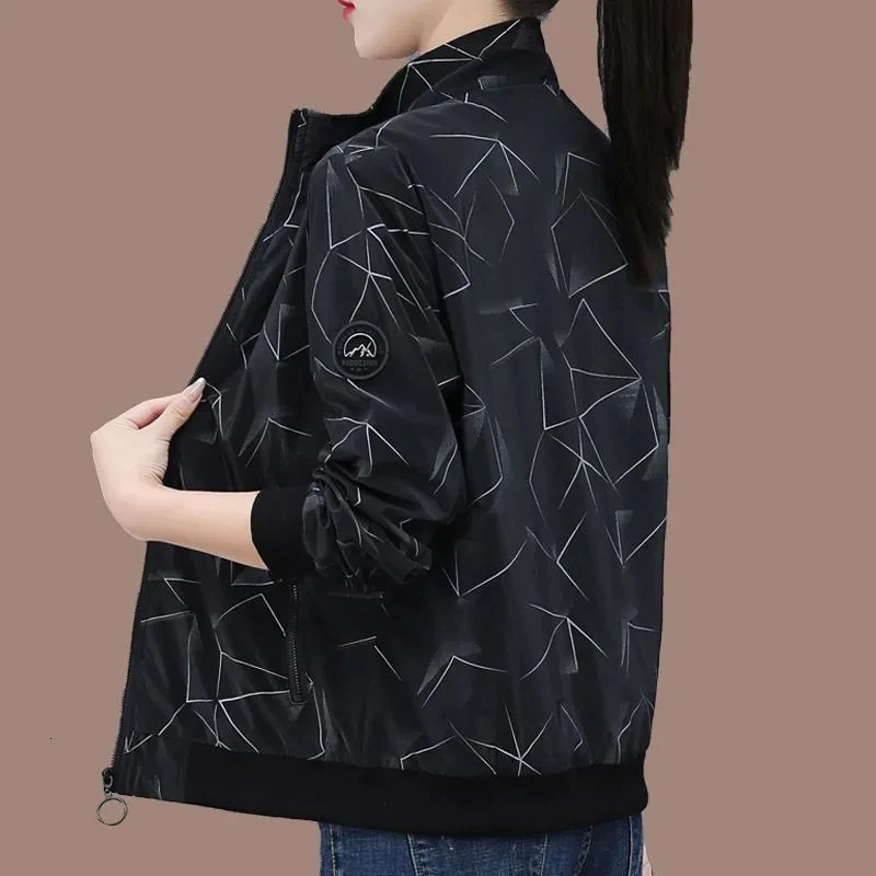 Women Jacket Spring Autumn Fashion Casual Coat Peplum Windbreaker Short Jacket Tops 2025 Women Oversize Jacket Outwear 250728