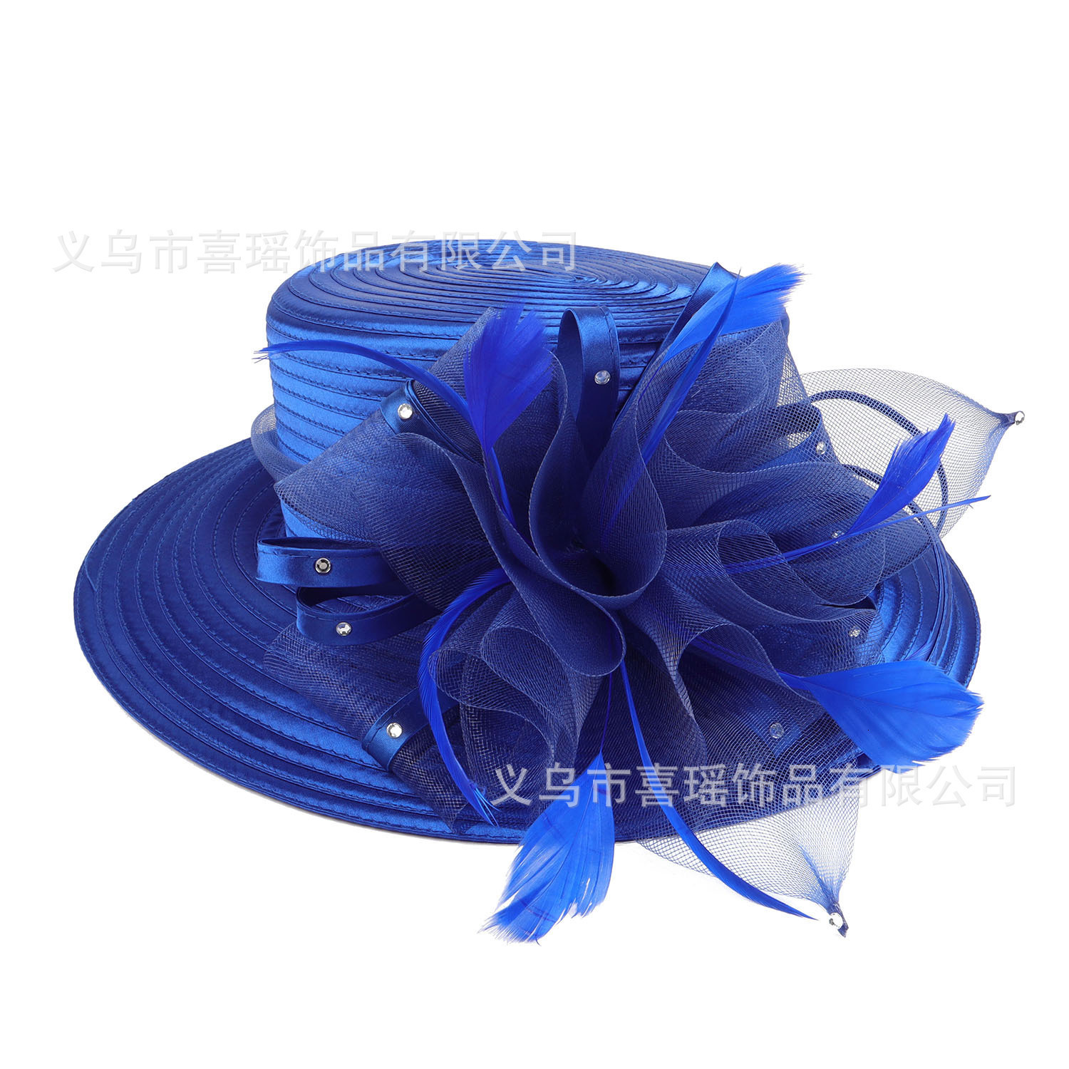 Fascinator Hats for Women Elegant Wedding and British Lady Deby Race Top Church Hats for Black Women S10-4266 250402
