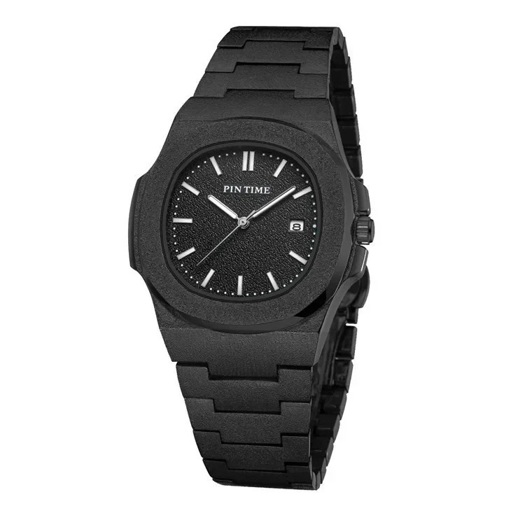 Silver Black Matte Material Business Quartz Watch Men High Quality Cool Dial Classic Personality Original Watches Men Clcok 250807