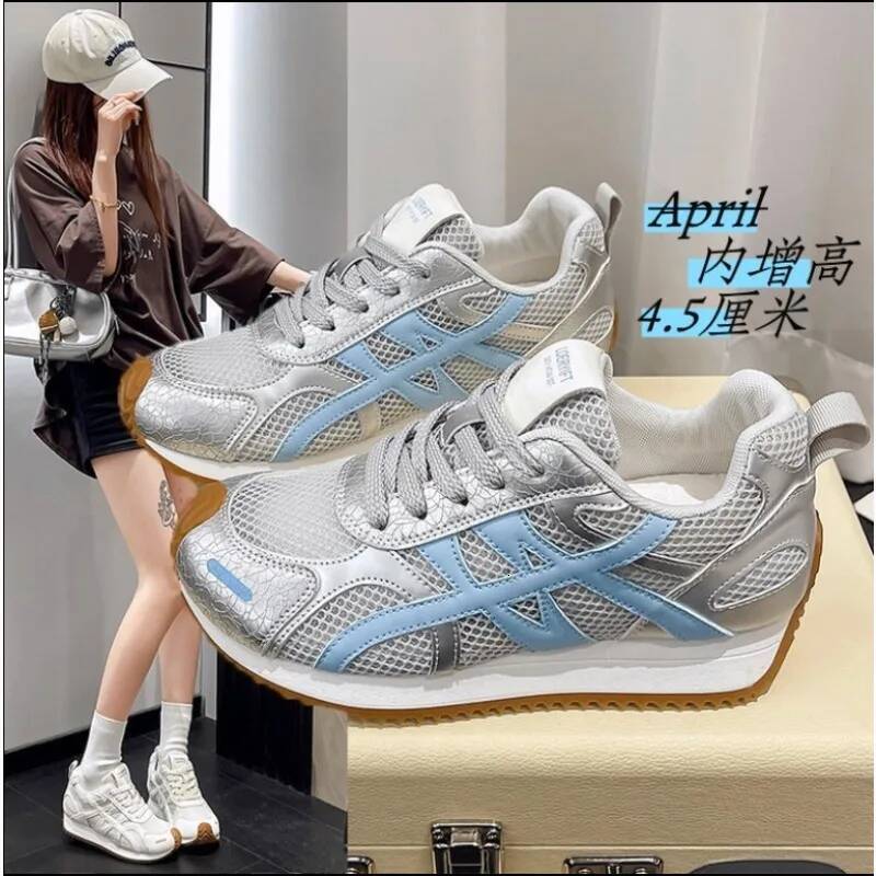2025Women's Casual Platform Shoes Women's Round Toe Lace-Up Tennis Women Vulcanized Sneakers ddmysaturn