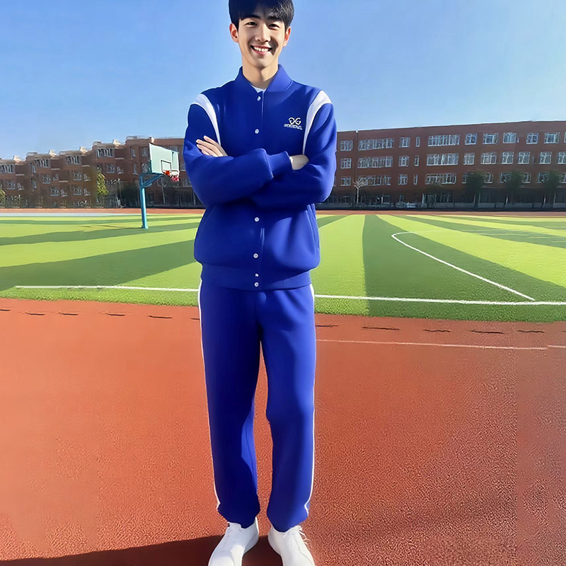 Customized high-quality embroidered badges, campus British style school uniform, fashionable and comfortable school uniform