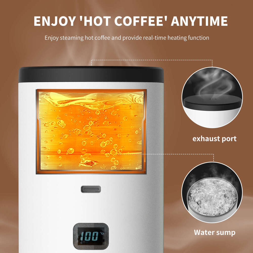 Portable Capsule Coffee Machine - 2-in-1 American & Italian Espresso Maker, Electric Compact Household Heating Pressure Pump System for Home Office Us