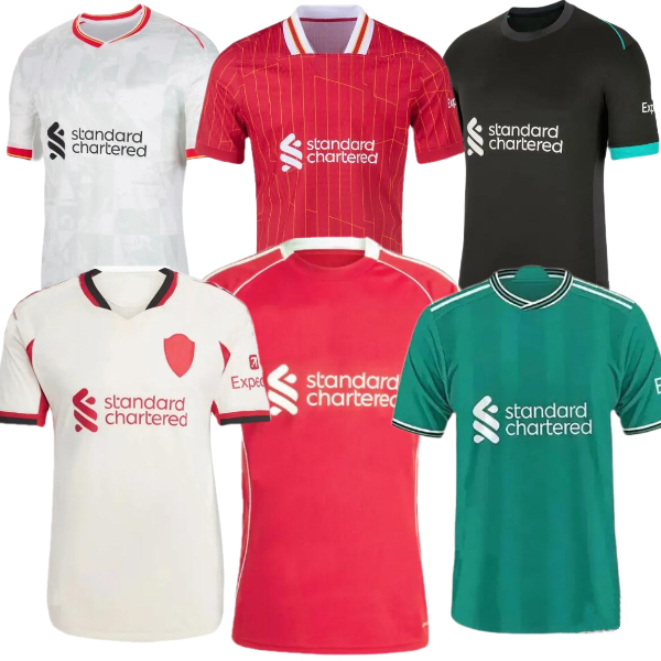 24 25 26 WIRTZ EKITIKE KERKEZ LFC liverpul soccer jerseys 2026 HOME SZOBOSZLAI DIOGO J M.SALAH MAC ALLISTER DARWIN GAKPO KONATE FRIMPONG men and kid football shirt