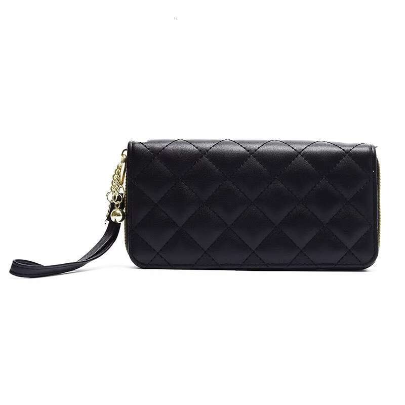 Quilted for Women, Long Multi-Functional Leather Wallet, 2025 New Fashion Large Capacity Clutch Wallet with Zipper