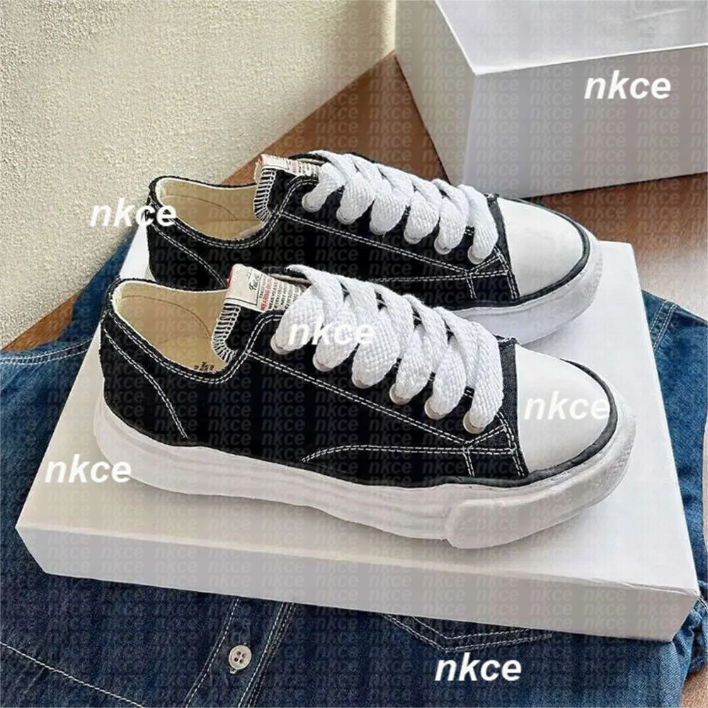 designer sneakers Shoes Sole Canvas Low miharas Black MasonsS miharas maison Pink Light mahara Blue womens WhiteOver Dye Purple mens men