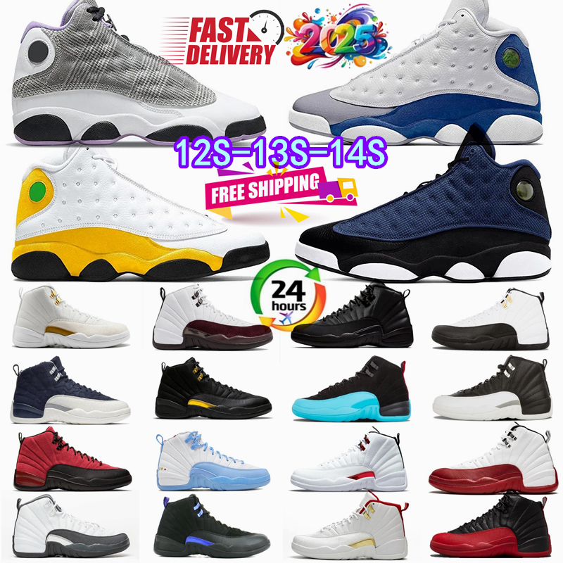 Designer free shipping Flu Game 12s 12 Basketball golden Shoes for 13 13s Got Game khaki Men 14 Clot Hyper mens Outdoor Sports Shoe 14s Mens University Sneakers