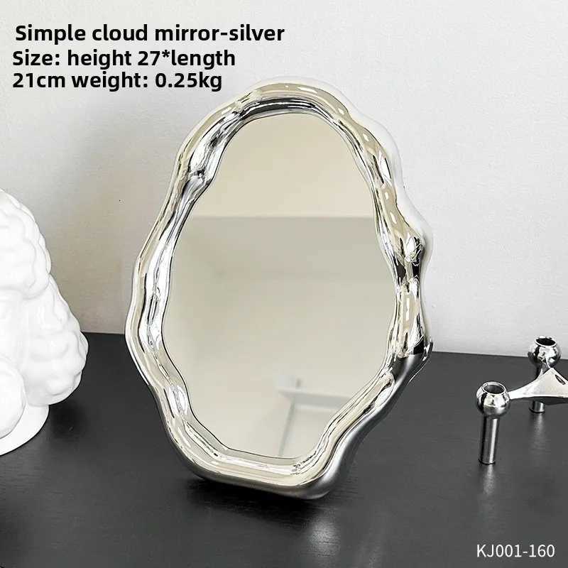ight Luxury High-end Small Mirror Home Internet Celebrity High-value Makeup Mirror Dormitory Decoration Z250807