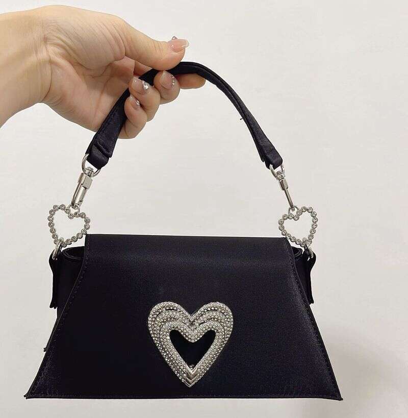 party fairy love dia handbag retro satin shoulder underarm bag valentine new year