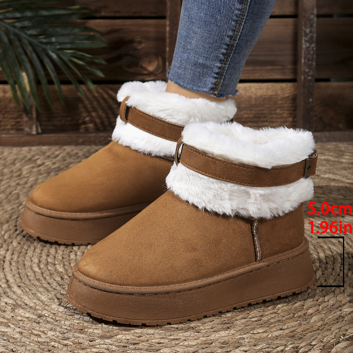 Designer boots free shipping new Outdoor trainer short snow boots thick soles keep warm plush thick cotton shoes for women