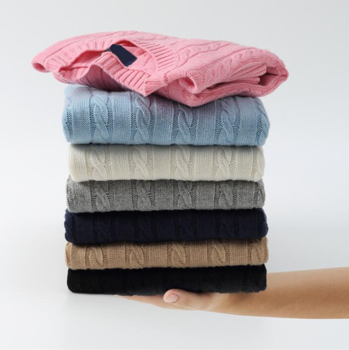 RL Mens Sweaters Designs Pony Embroidery Round Neck Warm Fried Dough Twists Couple Top Women Sweater Knit Men coat Luxury pullover hoodies