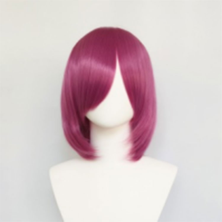 Fashionable Dark Brown Cosplay Wig Featuring Realistic Strands & Stylish Air Styled Fringe