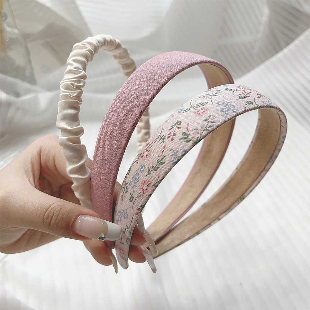 3Pcs/Set Wen Girls Cloth Hair Bands with Pearl Band Hair Hoop Fem Fashion Hair Accessories Heaear Gifts Y250808