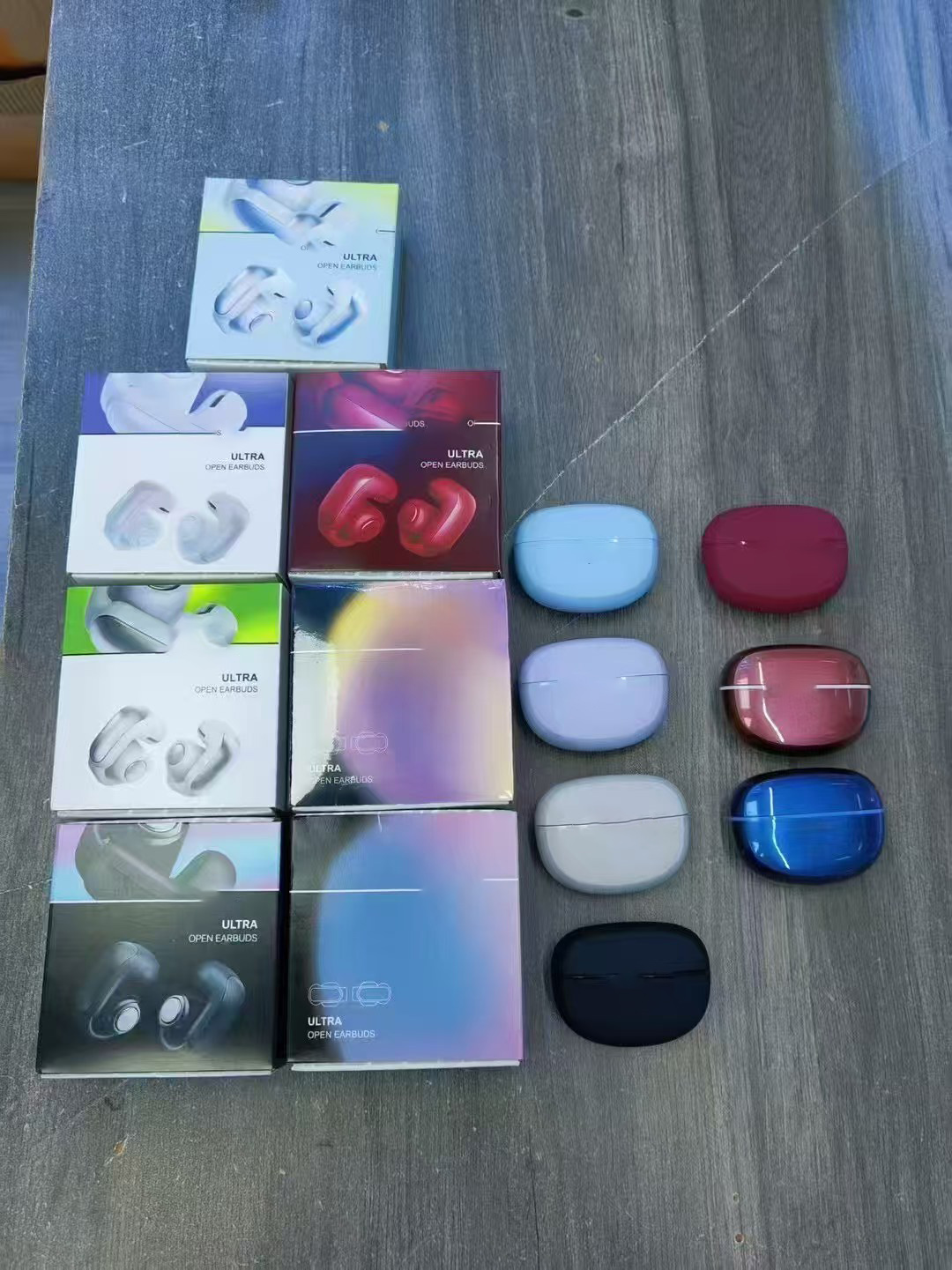 2025 NEW Factory BS Headphone TWS Bluetooth Earphone Wireless Open Earbuds Sports Headphone Touch Control Gaming Headset for Phone With Mic Charging box