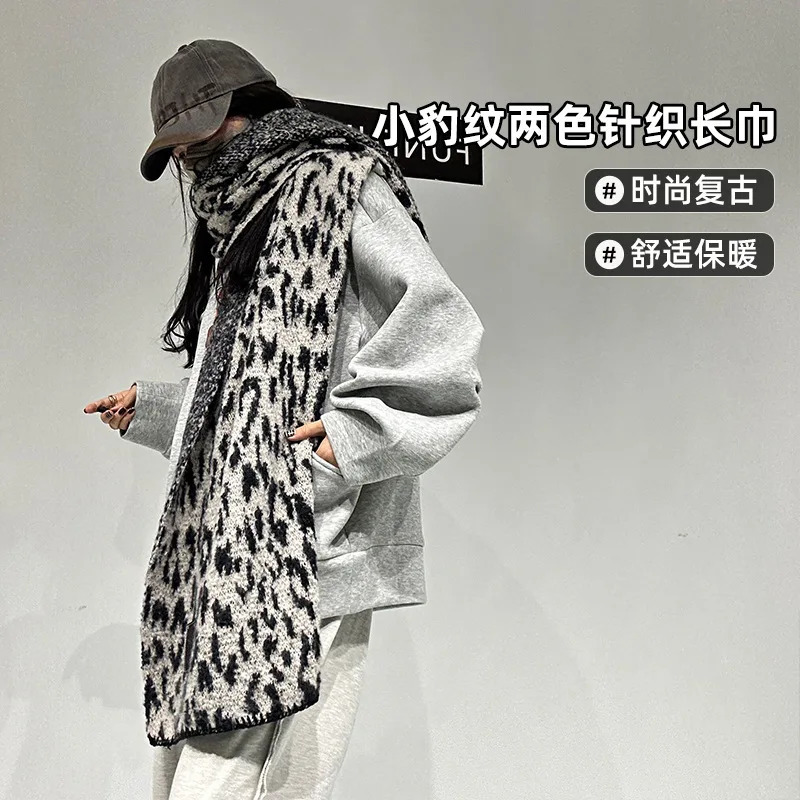 Winter Men Fashion Zebra Print Shawl Women Keep Warm Thickened Scarf Cashmere Big Scarves 250807