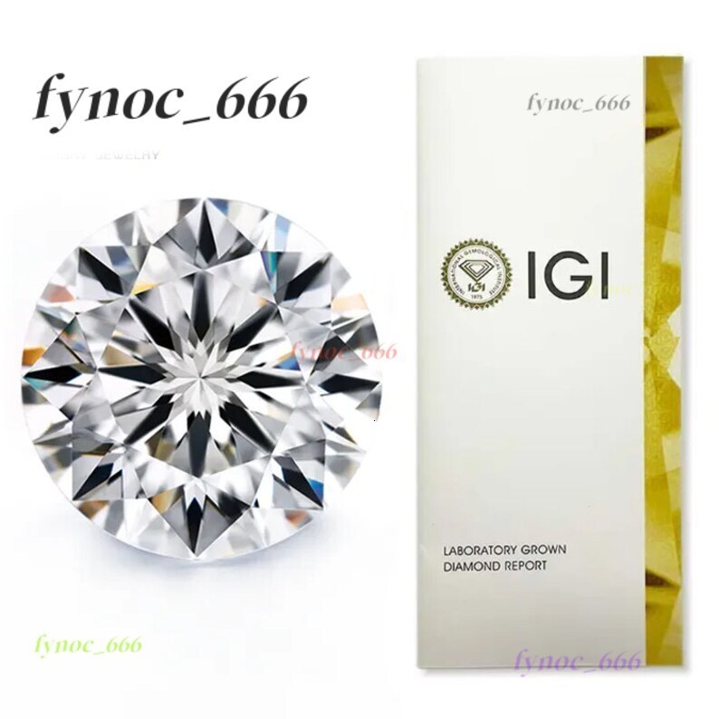 Wholesale IGI Certified VVS1 VVS2 D Color 0.5ct 0.7ct 1ct 2ct 2.5ct 3ct VVS Synthetic Lab Grown Diamond