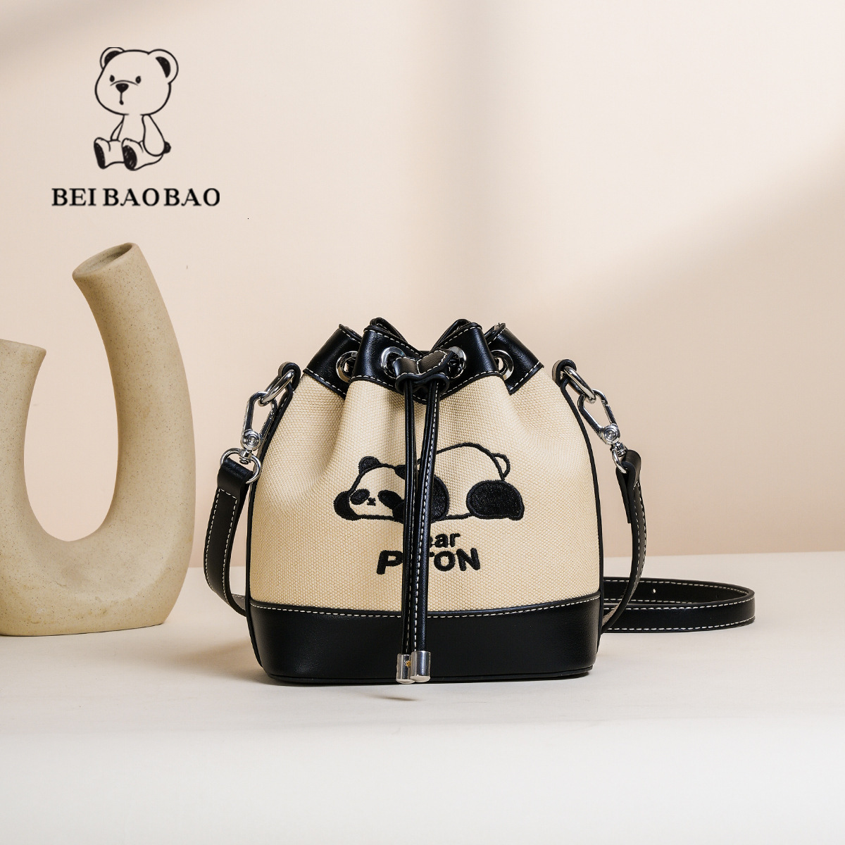 Bucket for Women, Solid Color Simple Style Handbag, Color-Block Design, Single Shoulder Crossbody Bag ddmymoon