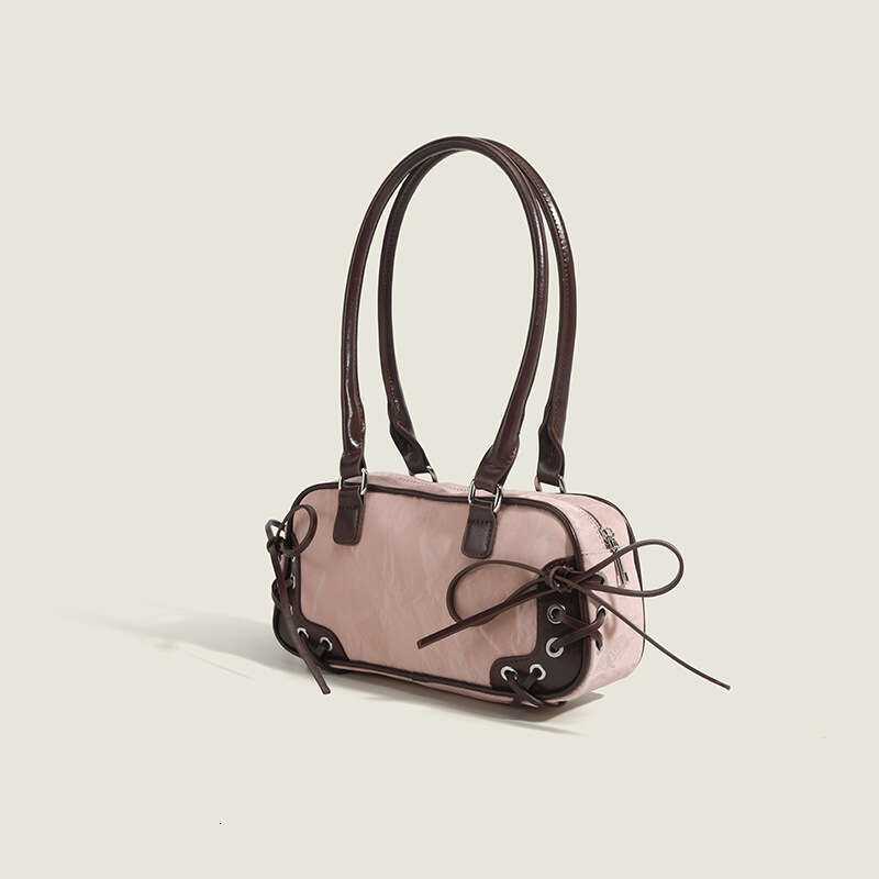 Butterfly Knot Gradient Boston Bag 2025 Spring New Commuter Versatile Shoulder Handbag