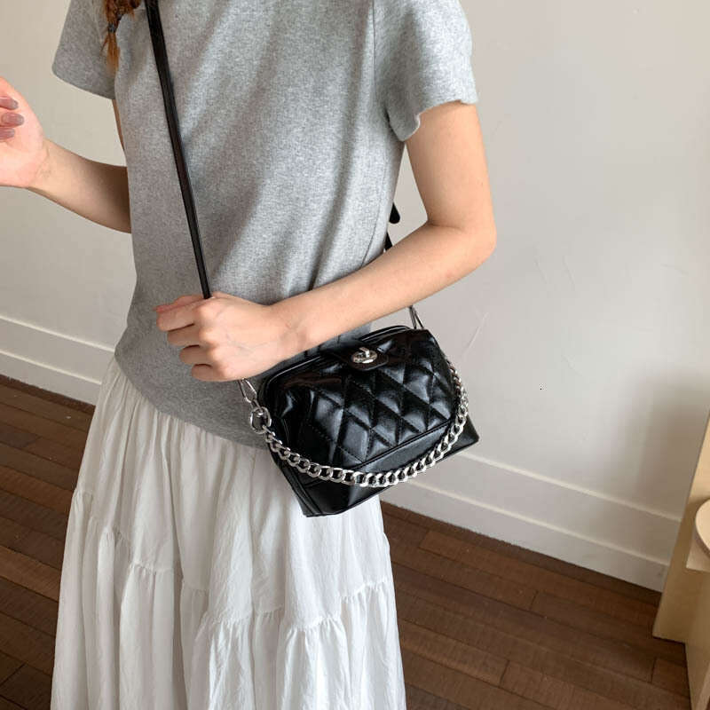 Chain Niche bags Embroidery Shell for Women 2025 New Designer Summer Fashion purse Luxury and wallet Commuter Shoulder Crossbody Bag