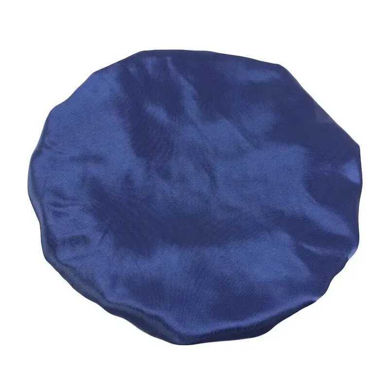 2Pcs Set Large Satin Bonnet Silk Night Sleeping Cap Long Satin Bonnet With Head Tie Band Bonnet Edge Wrap For Women Hair Z250808