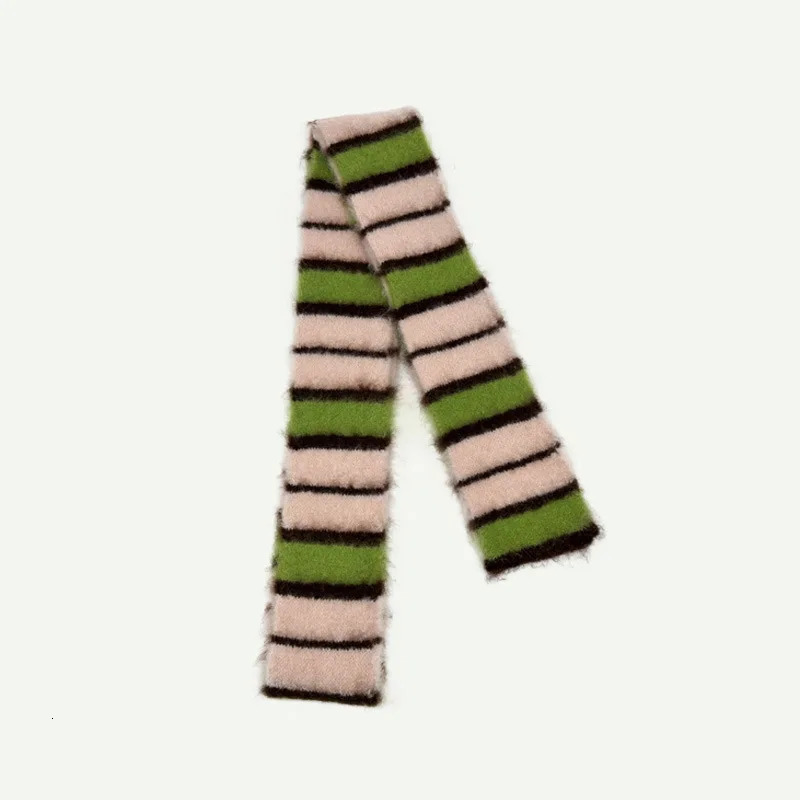 Winter Striped Knitted Scarves For Women Men Scarf Shawl Autumn Winter Warm Wraps Scarf Female Neck Scarf Shawls Unisex Scarves 250807