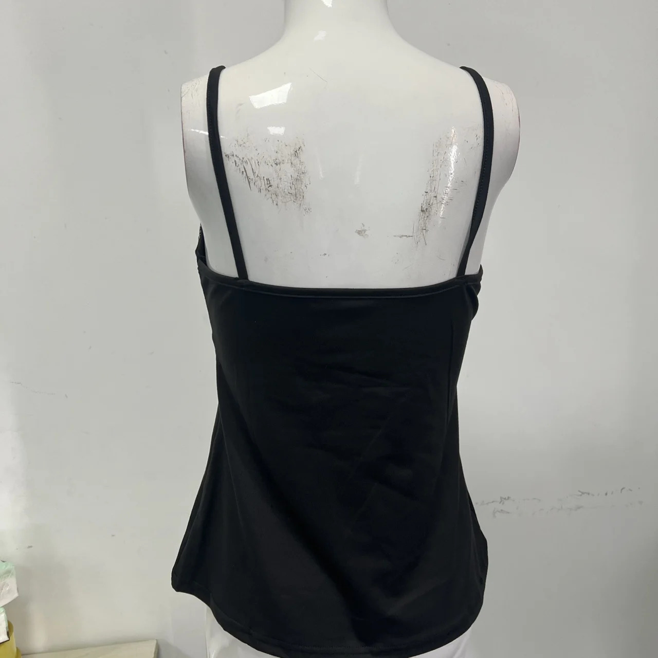 Y2K Vintage Black Suspender Top Harajuku Flower Graphic Print Rivet Mini Camis Cotton Gothic Sexy tie Summer Clothes 250807