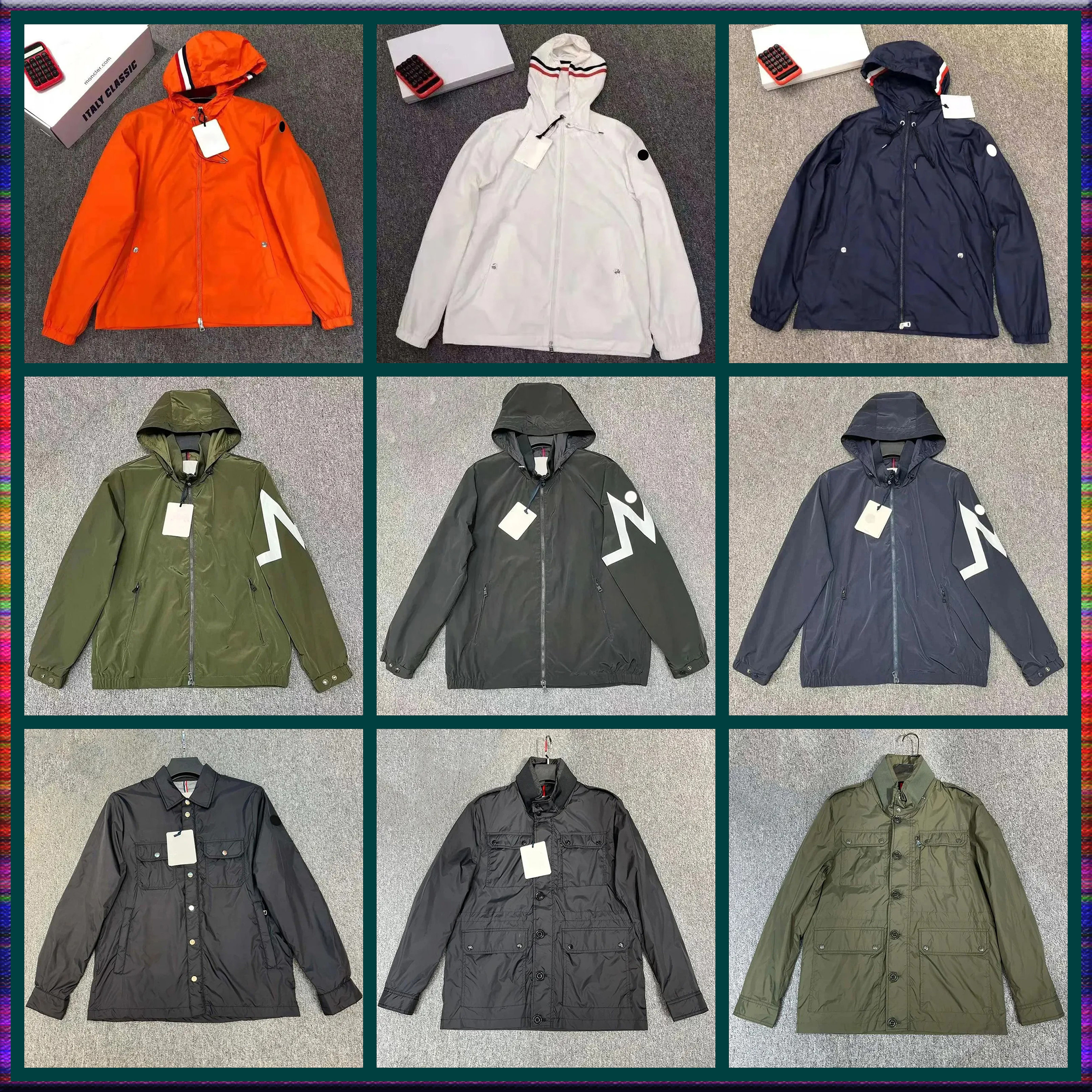 Jacket windbreaker mens hoodie varsity jacket mens women designer windbreaker hoodie waterproof spring and autumn hooded sports windbreaker sportswear jackets