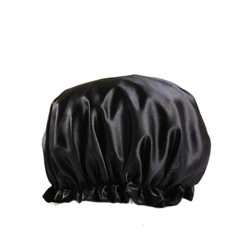 Waterproof Bath Hat Bathroom Shower Hair Cover Women Supplies Shower Cap Adult Shower Bath Bathing Caps Bathroom Accessories Z250808