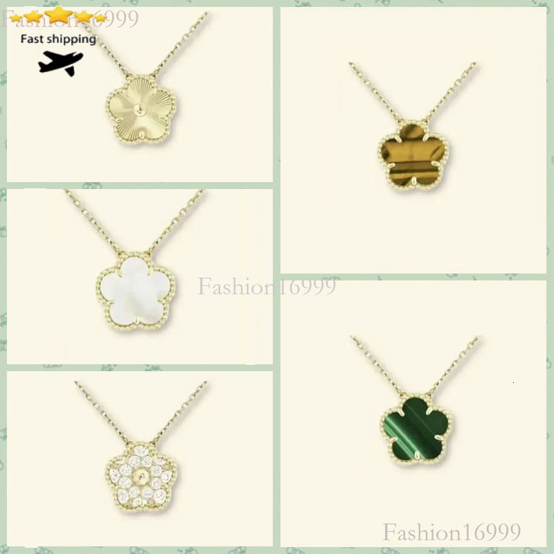Clover Designer Necklace Designer Moissanite Chains Pendant Bracelet Heart Necklaces Designer Gold Necklace For Women Luxury Mossanite Jewelry Diamond Chain D36